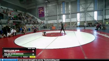 43-47 lbs Round 1 - Malaki Scheuermann, Lakeland WC vs Royce Lone Bear, Team Aggression WC