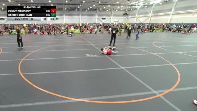 95 lbs Quarterfinal - Usmon Ulmasov, Unattached vs Haedyn Cochran, Unattached