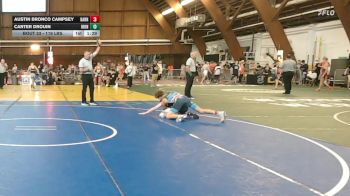 119 lbs Round Of 32 - Austin Bronco Campsey, Barn Brothers vs Carter Drouin, Iron Horse