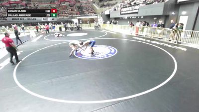175 lbs Cons. Sub-quarters - Logan Clark, Elk Grove Wrestling Academy vs Dallas Andrade, La Costa Canyon High School Wrestling