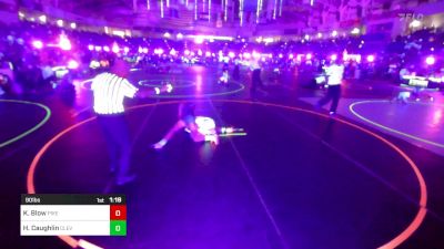 90 lbs Round Of 16 - Kyle Blow, Pikes Peak Warriors vs Hunter Caughlin, Cleveland Takedown Club