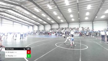 66 lbs Semifinal - Aaron Arroyos, Takedown Elite vs Anaiah Peralta, Lockjaw WC