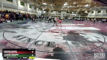 182 lbs Quarterfinal - Colton Adams, Coyote Wrestling Club vs Cooper Dighans, East Helena Outlaws