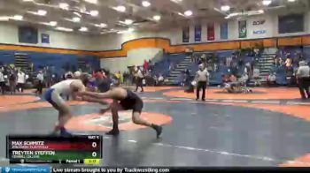 197 lbs Champ. Round 1 - Treyten Steffen, Cornell College vs Max Schmitz, Wisconsin-Platteville