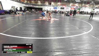 157 lbs Cons. Round 2 - Samuel Sampers, Jamestown (N.D.) vs Gavin Holland, Texas Wesleyan