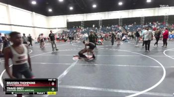 122 lbs 3rd Place Match - Travis Grey, Stratford Knights Wrestling vs Brayden Thompkins, KC Elite Training Center