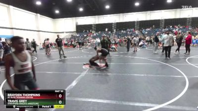 122 lbs 3rd Place Match - Travis Grey, Stratford Knights Wrestling vs Brayden Thompkins, KC Elite Training Center