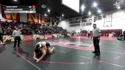 215 lbs Semifinal - Jaxon Smith, Chaparral vs Matthew Olivarez, La Mirada