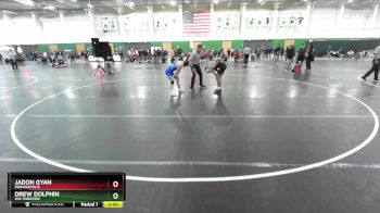 125 lbs Cons. Round 1 - Jadon Gyan, Indianapolis vs Drew Dolphin, UW-Parkside