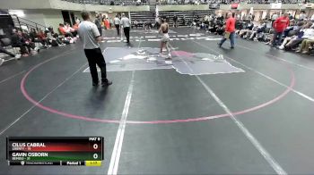 120 lbs Finals (8 Team) - Cilus Cabral, Liberty vs Gavin Osborn, Bemidji