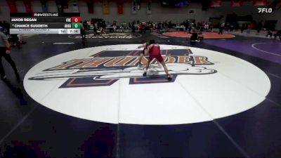 133 lbs Champ. Round 2 - Jakob Regan, Coe vs Chance Suddeth, Augsburg