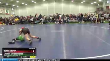 95 lbs Round 5 (6 Team) - Jaymin VanDerWerff, South Dakota Lightning vs Huntly Harp, Montana White