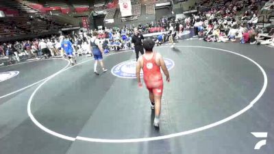 215 lbs Mateo Jimenez, SCVWA - Santa Clara Valley Wrestling Association vs Levi Bussey, SAWA - Sacramento Area Wrestling Association