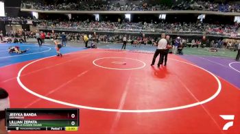 6A 100 lbs Champ. Round 1 - Jesyka Banda, San Marcos vs Lillian Zepata, Lewisville Flower Mound