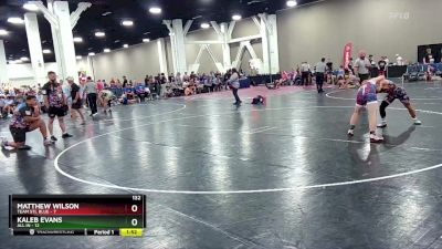 132 lbs Round 1 (6 Team) - Kaleb Evans, All In vs Matthew Wilson, Team STL Blue