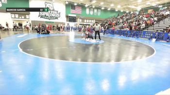 150 lbs Champ. Round 2 - Marcos Garcia, Holtville vs Jacob Dalton, Heritage