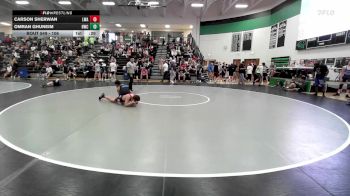 106 lbs Cons. Round 4 - Omran Ghuneim, Hammers Wrestling Club vs Carson Sherwan, Lions Wrestling Academy