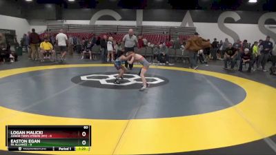 60 lbs Semis & 1st Wrestleback (8 Team) - Logan Malicki, Junior Terps Xtreme (MY) vs Easton Egan, PA Alliance