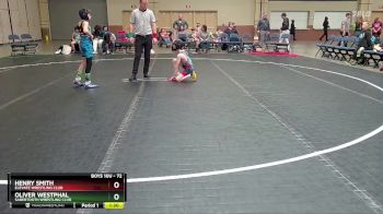 72 lbs Round 2 - Oliver Westphal, Sabertooth Wrestling Club vs Henry Smith, Elevate Wrestling Club