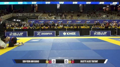 Juliette Alice Toutant vs Sun-Yoon Ann Karas 2026 Pan Jiu Jitsu IBJJF Championship