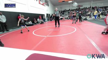 64-70 lbs Rr Rnd 3 - William Henson, Fort Gibson Youth Wrestling vs Bentley Hughart, Raw Wrestling Club