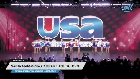 Santa Margarita Catholic High School - JV Song/Pom Advanced -- Large (10-23) [2023 JV Song/Pom Advanced -- Large (10-23) Day 3] 2023 USA Spirit & Junior Nationals/Collegiate Championships