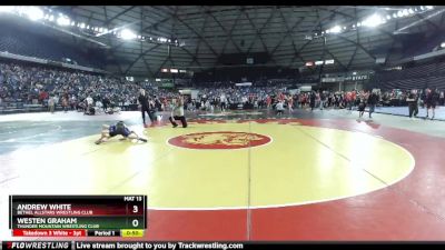 67 lbs Cons. Round 2 - Westen Graham, Thunder Mountain Wrestling Club vs Andrew White, Bethel AllStars Wrestling Club