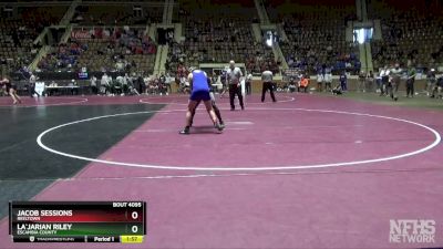 1A-4A 175 Champ. Round 1 - La`jarian Riley, Escambia County vs Jacob Sessions, Reeltown