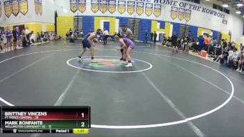 113 lbs Quarterfinals (8 Team) - Brittney Vincens, Ft Pierce Central vs Mark Bonfante, Wellington Community Hs