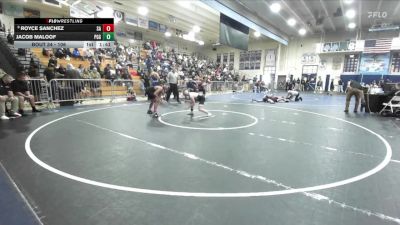 106 lbs Champ. Round 1 - Jacob Maloof, Pacifica (Garden Grove) vs Royce Sanchez, Santa Ana