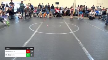 70 lbs Rr Rnd 3 - Holden Davis, Tri State Hammers K-4 vs Mason Reis, Buffalo Valley K-4