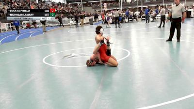 6 - 132 lbs Quarterfinal - Nicholas Lamary, Battlefield vs Luca Schinelli, Grassfield