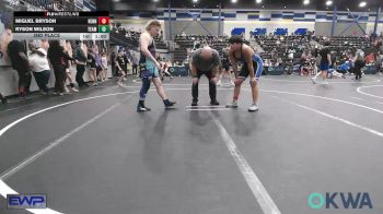 160 lbs 2nd Place - Miguel Bryson, Hennessey Takedown Club vs Ryson Wilson, Team Guthrie Wrestling