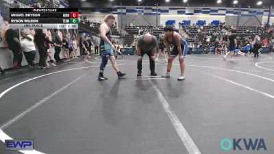 160 lbs 2nd Place - Miguel Bryson, Hennessey Takedown Club vs Ryson Wilson, Team Guthrie Wrestling