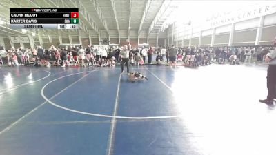 38 lbs Semifinal - Karter Davis, Sublime Wrestling Academy vs Calvin McCoy, Charger Wrestling Club