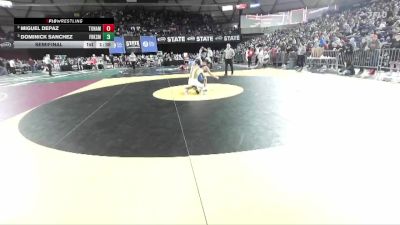 Boys 1B/2B 106 Semifinal - Dominick Sanchez, Forks vs Miguel Depaz, Tonasket