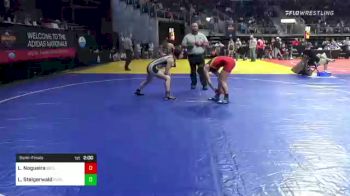 122 lbs Semifinal - Luiza Nogueira, Bell Gardens vs Lily Steigerwald, Purler Wrestling, Inc