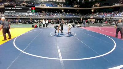 6A 165 lbs Cons. Round 2 - Aidan Henderson, Lewisville Flower Mound vs Travis Rosa, Cypress Creek