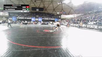 Boys 4A 215 lbs Champ. Round 2 - Eli Anderson, Moses Lake vs Tobias Chappell, Union