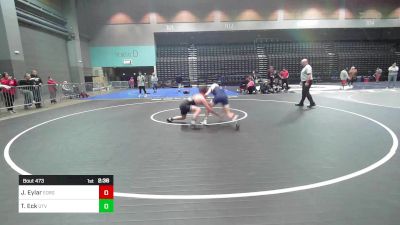 125 lbs Consi Of 8 #2 - Jackson Eylar, Eastern Oregon University vs Talen Eck, Utah Valley