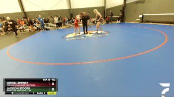 132 lbs Round 3 - Jackson Stoops, Bear Claw Wrestling Club vs Jordin Jimenez, The Base Vancouver Wrestling