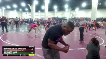 135 lbs Round 2 (8 Team) - Bryanne Grace Kaminsky, Charlies Angels Florida Black vs Scarlett Sans, MIAMI ALLSTARS