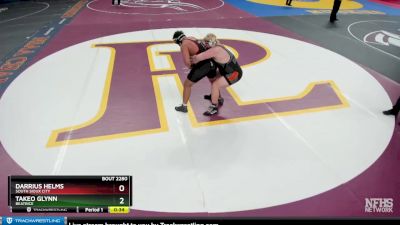 Cons. Round 2 - Takeo Glynn, Beatrice vs Darrius Helms, South Sioux City
