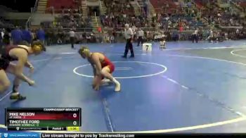 138 lbs Round 1 - Mike Nelson, #1 Lisbon vs Timothee Ford, Kenmare-Bowbells