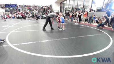 49 lbs Round Of 16 - Jasper McKisson, Perry Wrestling Academy vs Brecken Parr, Newkirk Takedown Club