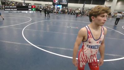 126 lbs Champ. Rd Of 64 - Kyle Nielsen, Young Guns Nashville Wrestling vs Kasen Pelzer, MWC Wrestling Academy