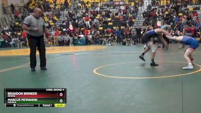 126 lbs Cons. Round 4 - Marcus McMahon, MIDVIEW vs Brandon Brinker, REVERE