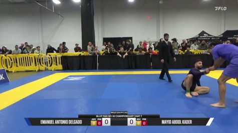 Emanuel Antonio Delgado vs Mayid Abdol Kader 2026 Pan IBJJF Jiu-Jitsu No-Gi Championship