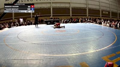 113 lbs Cons. Round 3 - Maddox Hazard, California vs Blake Bentley, Team Champs Wrestling Club