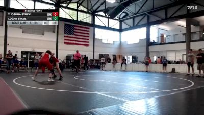 161-164 lbs Cons. Round 2 - Joshua Stockl, Yorkville (H.S.) vs Logan Stave, North Shore Edge